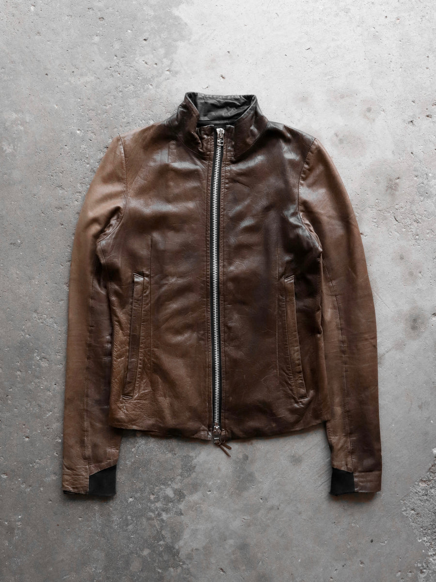 ジャケット・アウター 00s EKAM sheepskin leather single jacket 00s EKAM Sheepskin Leather Single Jacket