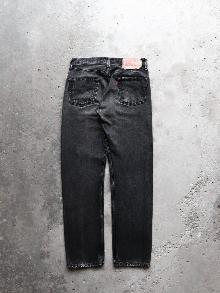 LEVI'S 501 CHARCOAL DENIM - 1990S – LOST ENDS FOUND