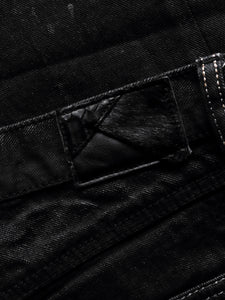 GOSTAR DE FUGA WAXED FLARE DENIM