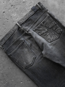N.HOOLYWOOD FADED BOOTCUT STAR DENIM