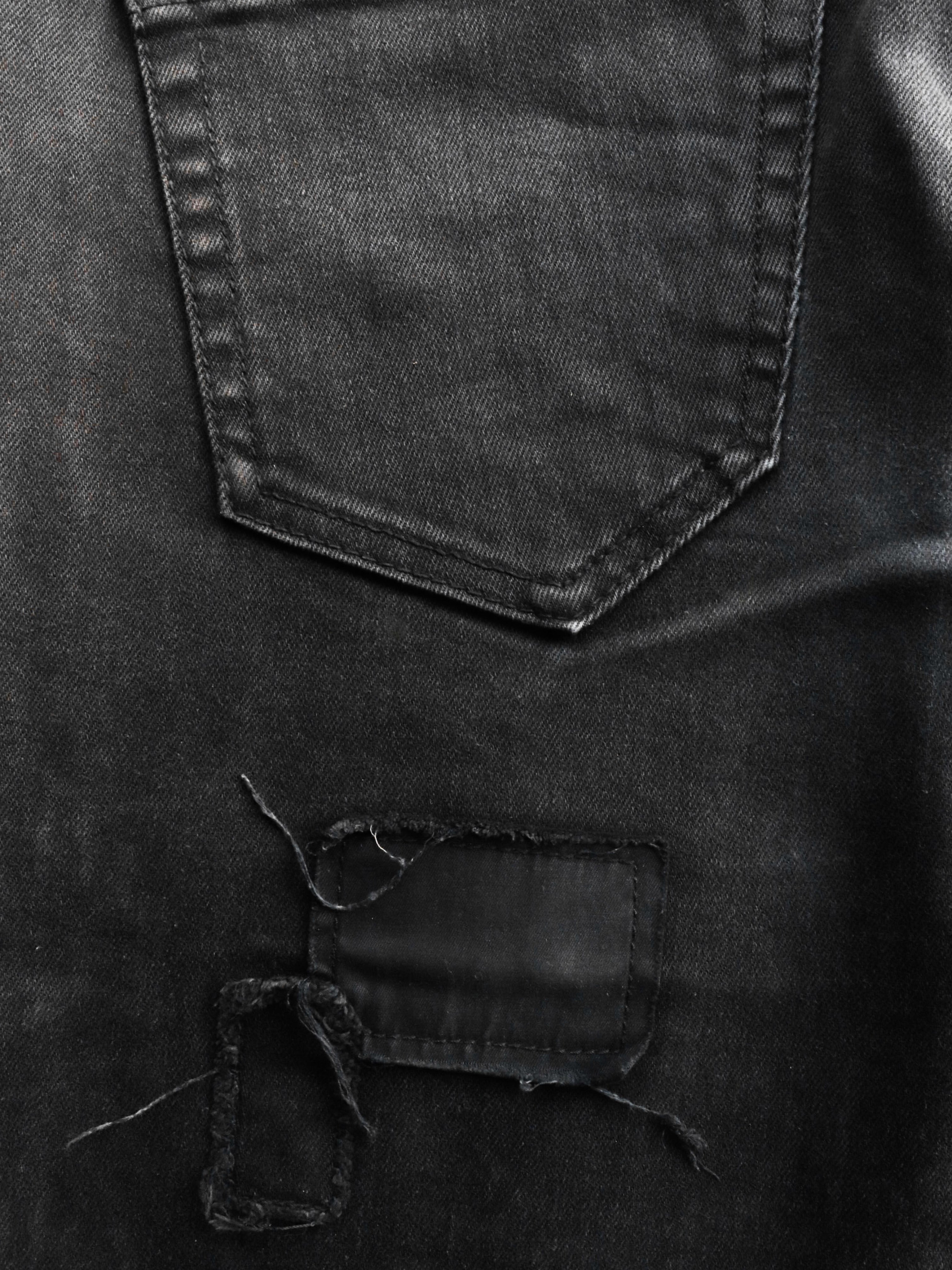 BLACK BY VANQUISH PATCHWORK DENIM