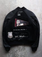 Load image into Gallery viewer, RAF BY RAF SIMONS AW06 “ASHES &amp; HEROES” EMBROIDERED VARSITY JACKET
