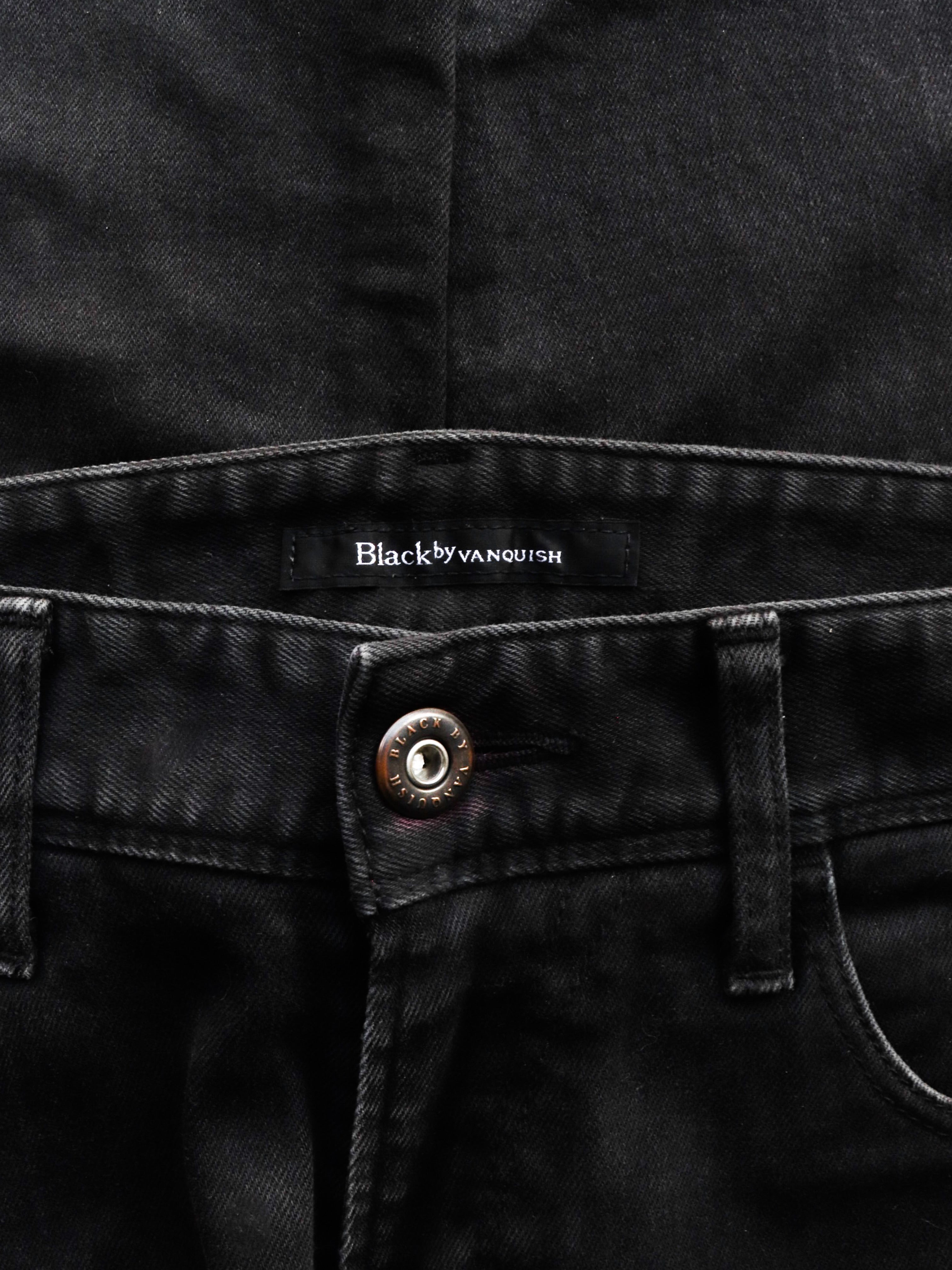 BLACK BY VANQUISH PATCHWORK DENIM