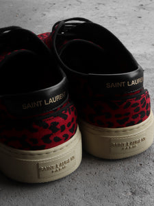 SAINT LAURENT PARIS BABYCAT VENICE LOW SNEAKERS