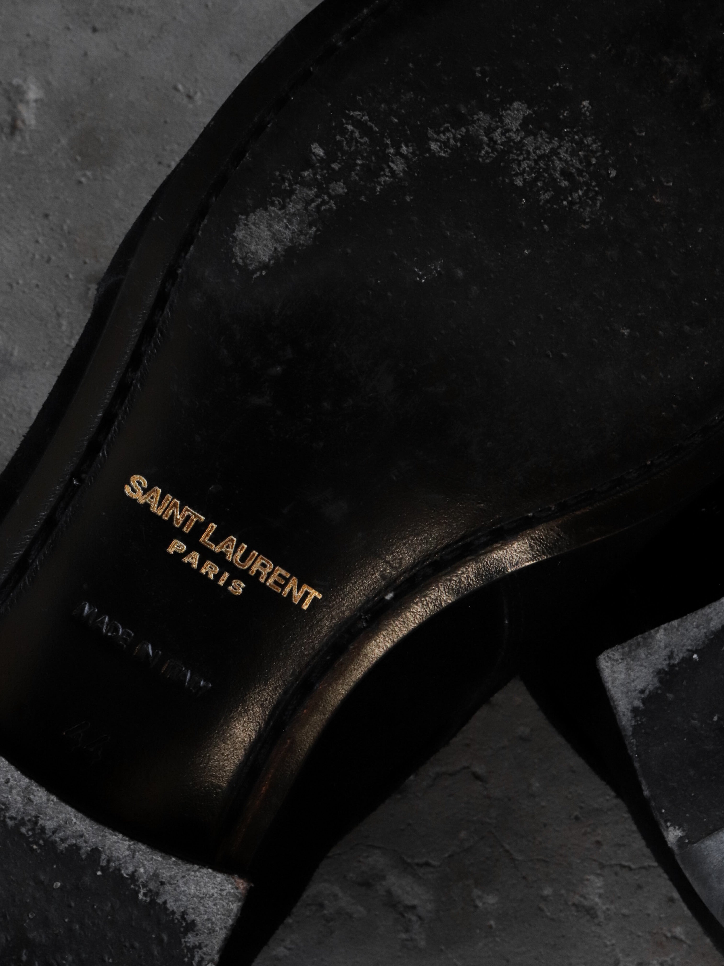 SAINT LAURENT PARIS SS15 STUDDED JODHPUR BOOTS