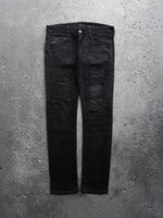 Load image into Gallery viewer, BLACK BY VANQUISH PATCHWORK DENIM
