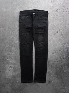 BLACK BY VANQUISH PATCHWORK DENIM