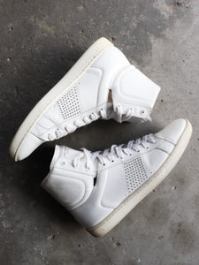 SAINT LAURENT PARIS SL/01H STUDDED SNEAKERS