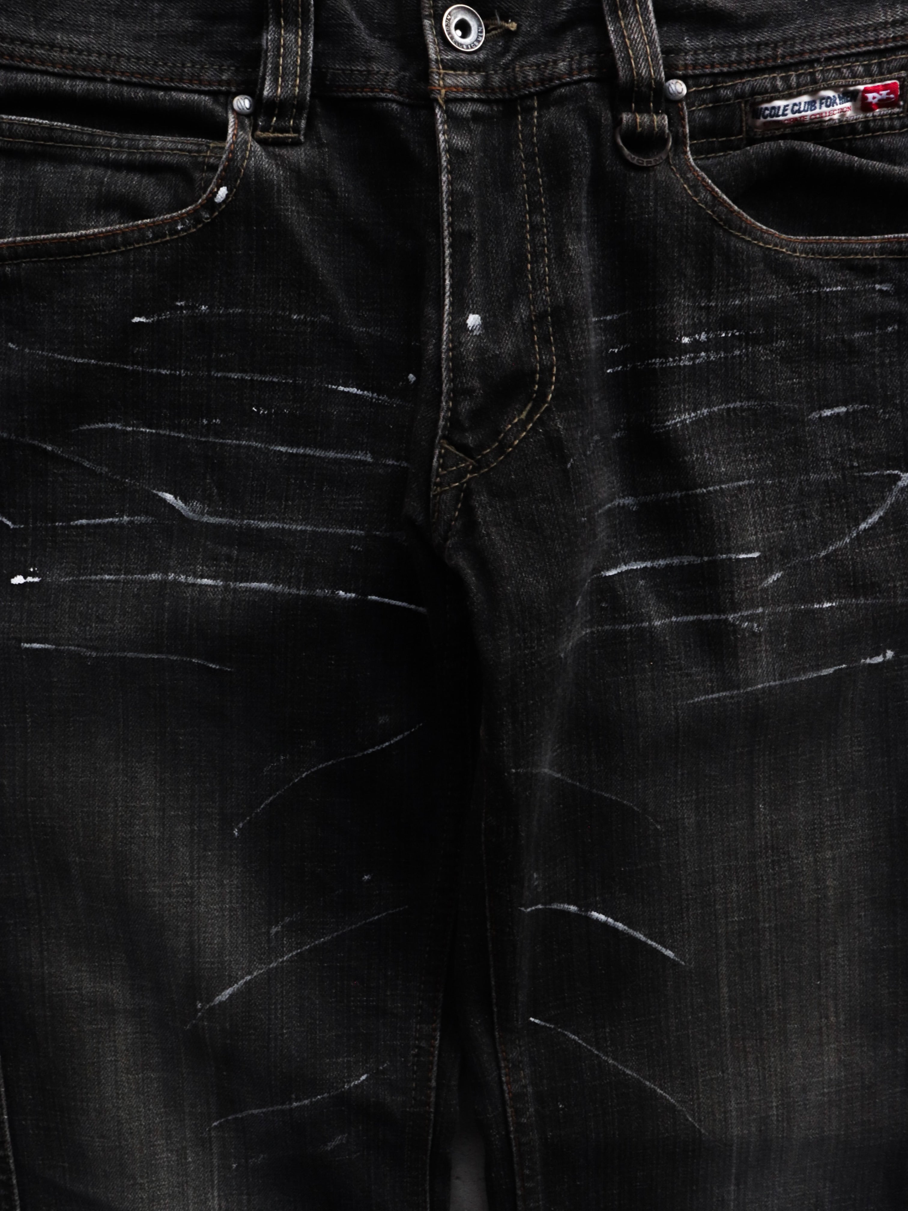 NICOLE CLUB FADED PAINTER BOOTCUT DENIM