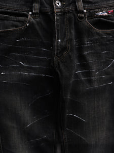 NICOLE CLUB FADED PAINTER BOOTCUT DENIM