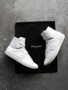 SAINT LAURENT PARIS SL/01H STUDDED SNEAKERS