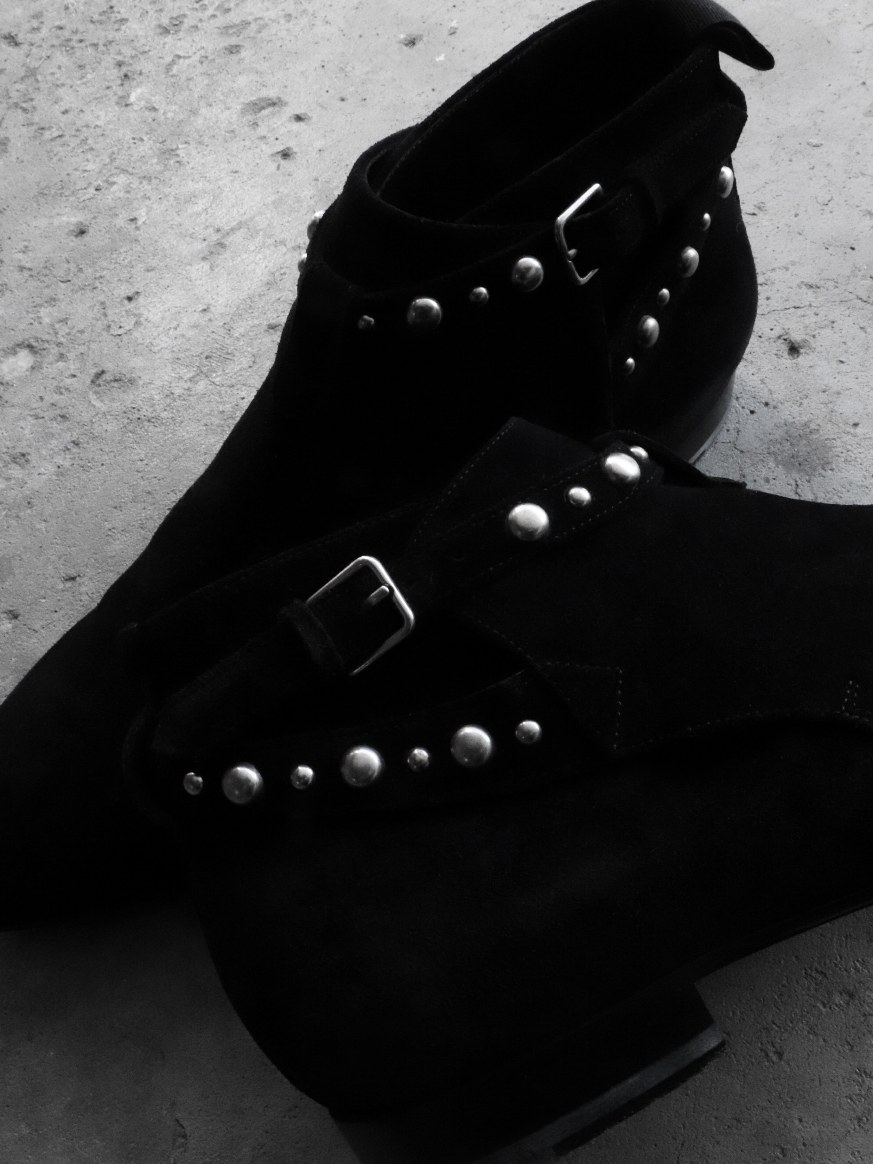 SAINT LAURENT PARIS SS15 STUDDED JODHPUR BOOTS