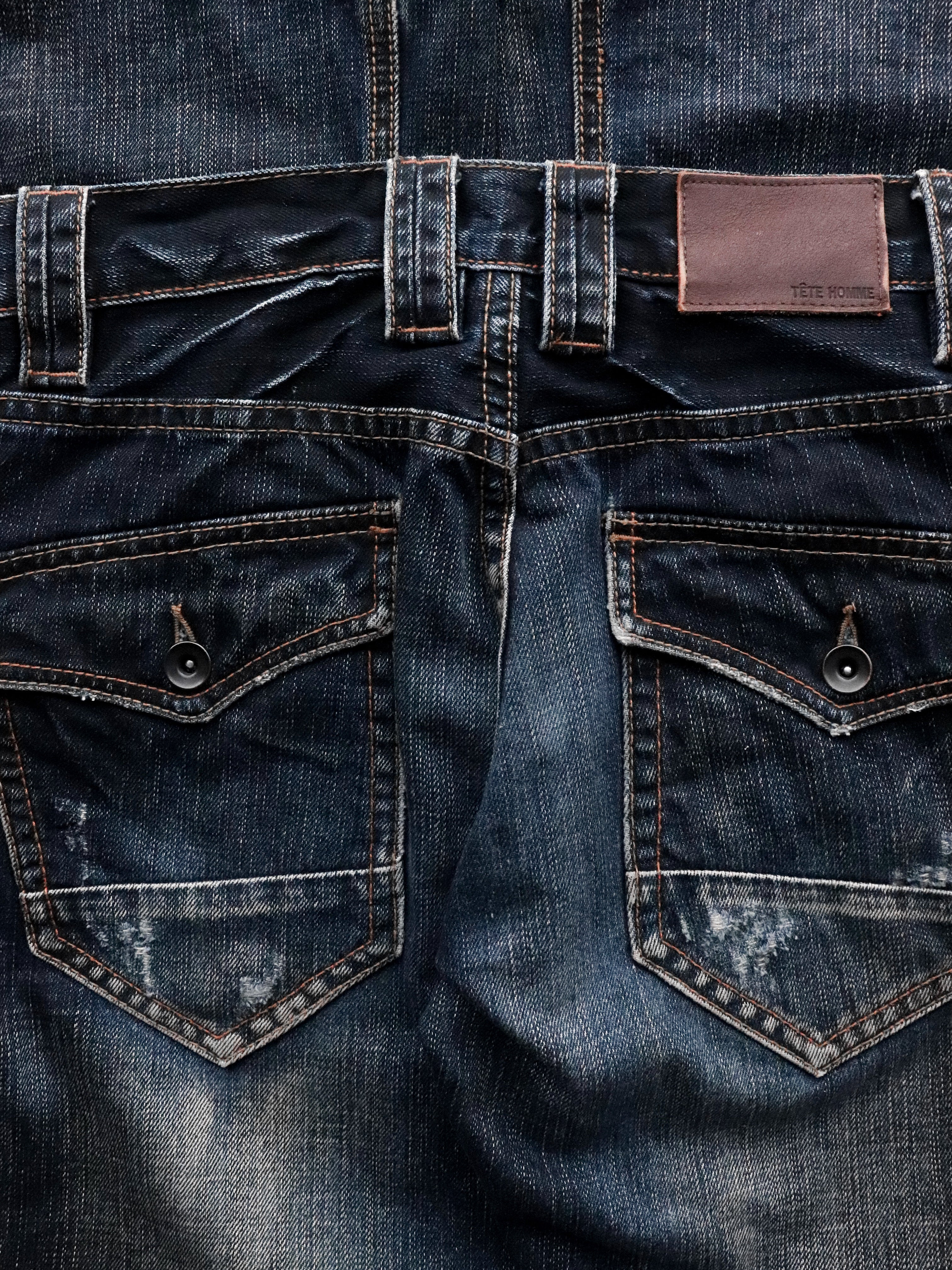 TÊTE HOMME REPAIRED BOOTCUT DENIM