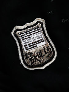 RAF BY RAF SIMONS AW06 “ASHES & HEROES” EMBROIDERED VARSITY JACKET