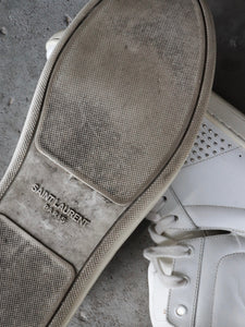 SAINT LAURENT PARIS SL/01H STUDDED SNEAKERS
