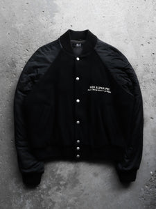 RAF BY RAF SIMONS AW06 “ASHES & HEROES” EMBROIDERED VARSITY JACKET
