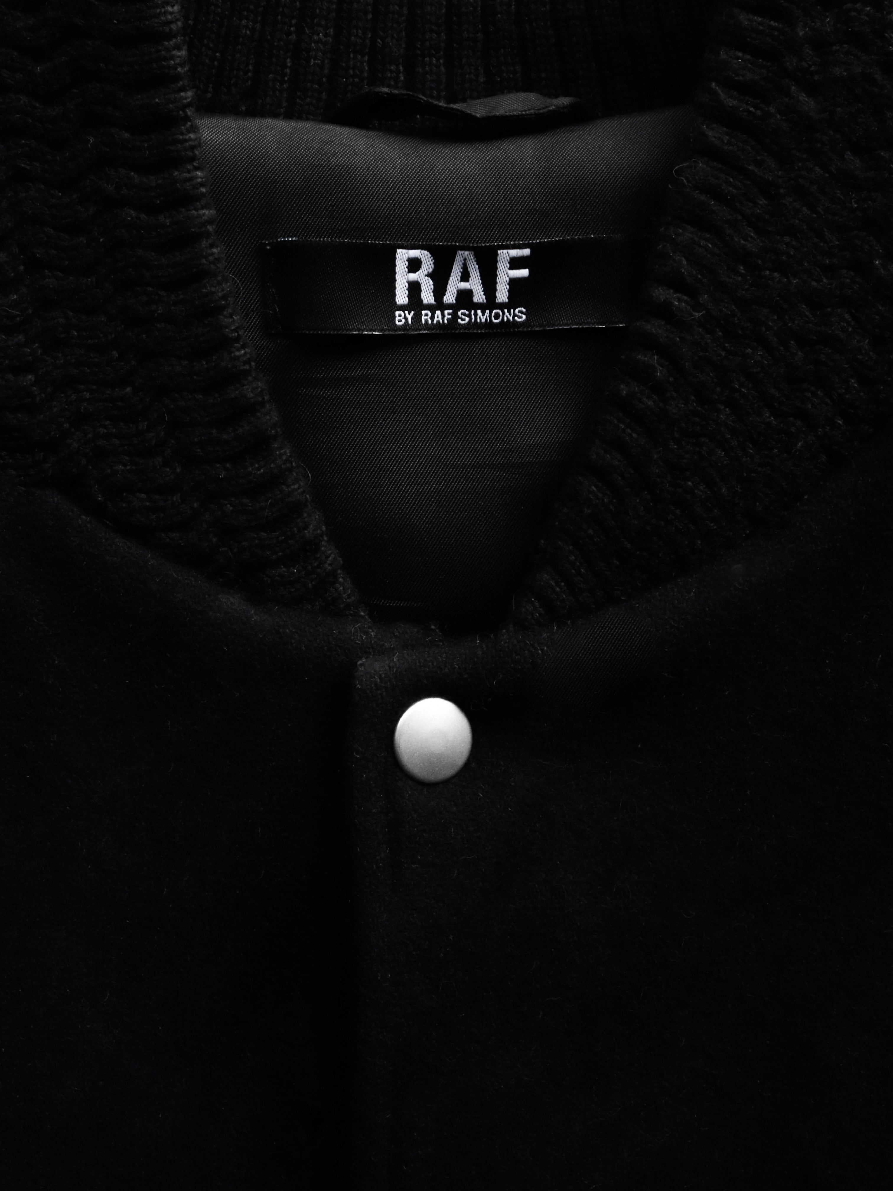 RAF BY RAF SIMONS AW06 “ASHES & HEROES” EMBROIDERED VARSITY JACKET