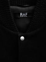 Load image into Gallery viewer, RAF BY RAF SIMONS AW06 “ASHES &amp; HEROES” EMBROIDERED VARSITY JACKET
