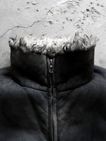 Load image into Gallery viewer, SEMANTIC DESIGN BURNT WAXED FUR JACKET
