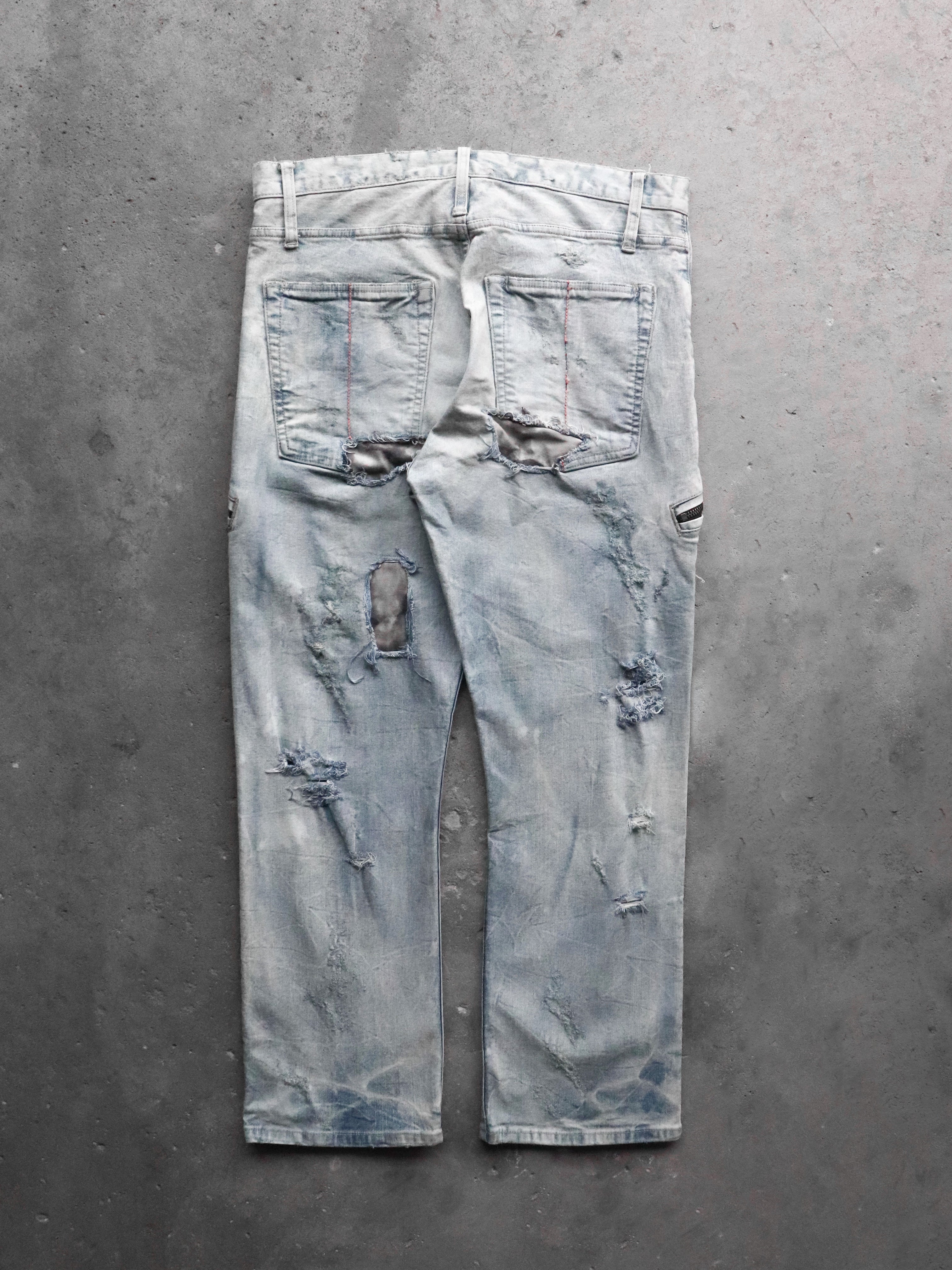 L.G.B LAZY WOLF DISTRESSED SAMPLE DENIM