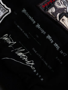 RAF BY RAF SIMONS AW06 “ASHES & HEROES” EMBROIDERED VARSITY JACKET
