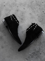Load image into Gallery viewer, SAINT LAURENT PARIS SS15 STUDDED JODHPUR BOOTS
