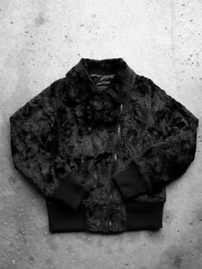 HYSTERIC GLAMOUR ASYMMETRICAL FUR JACKET