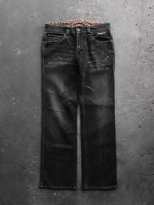 NICOLE CLUB FADED PAINTER BOOTCUT DENIM