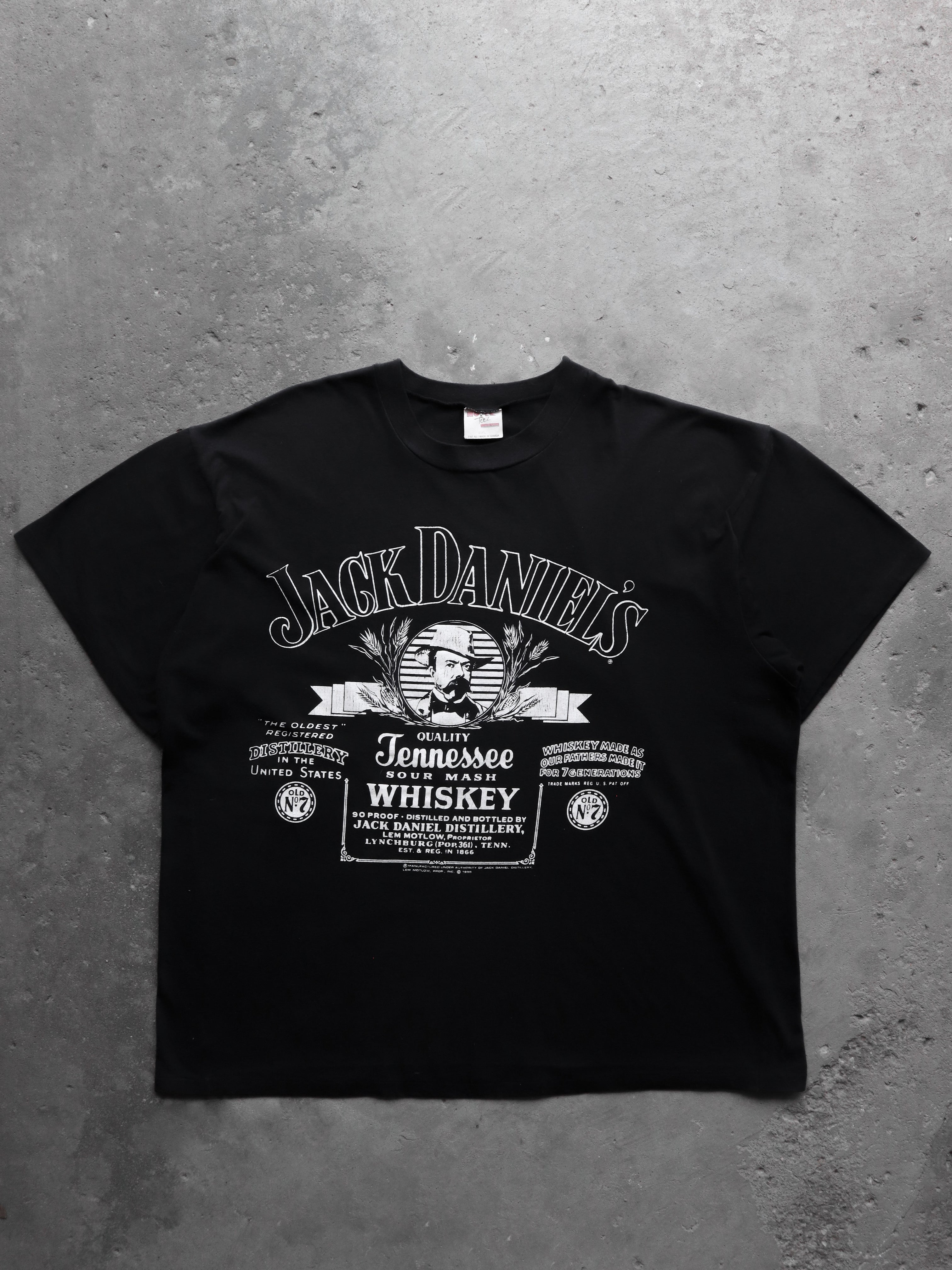 SINGLE STITCH JACK DANIEL'S TEE - 1980S