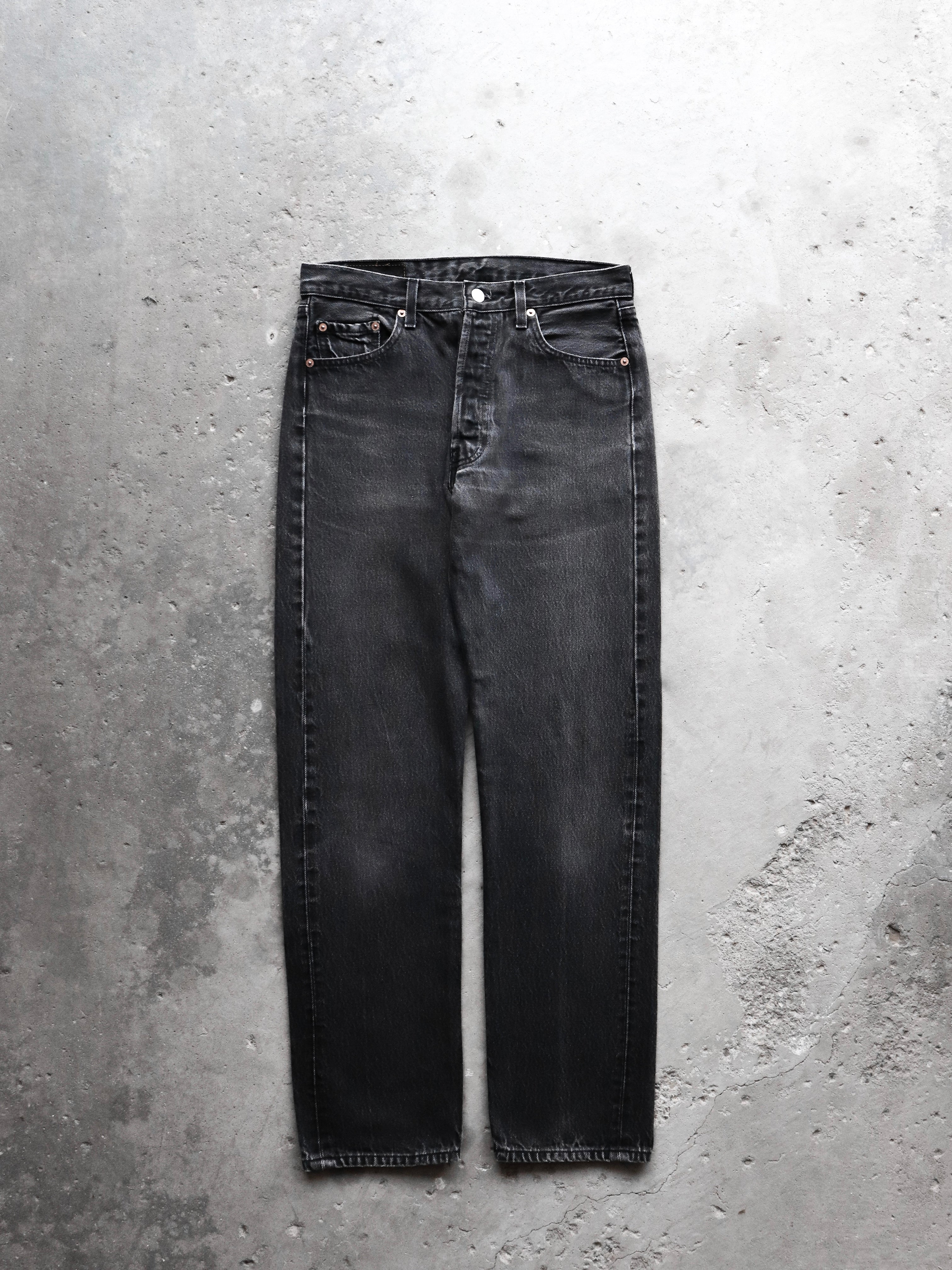 LEVI'S 501 CHARCOAL DENIM - 1990S