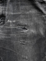 Load image into Gallery viewer, LEVI&#39;S 505 FADED &amp; REPAIRED CHARCOAL DENIM - 1990S
