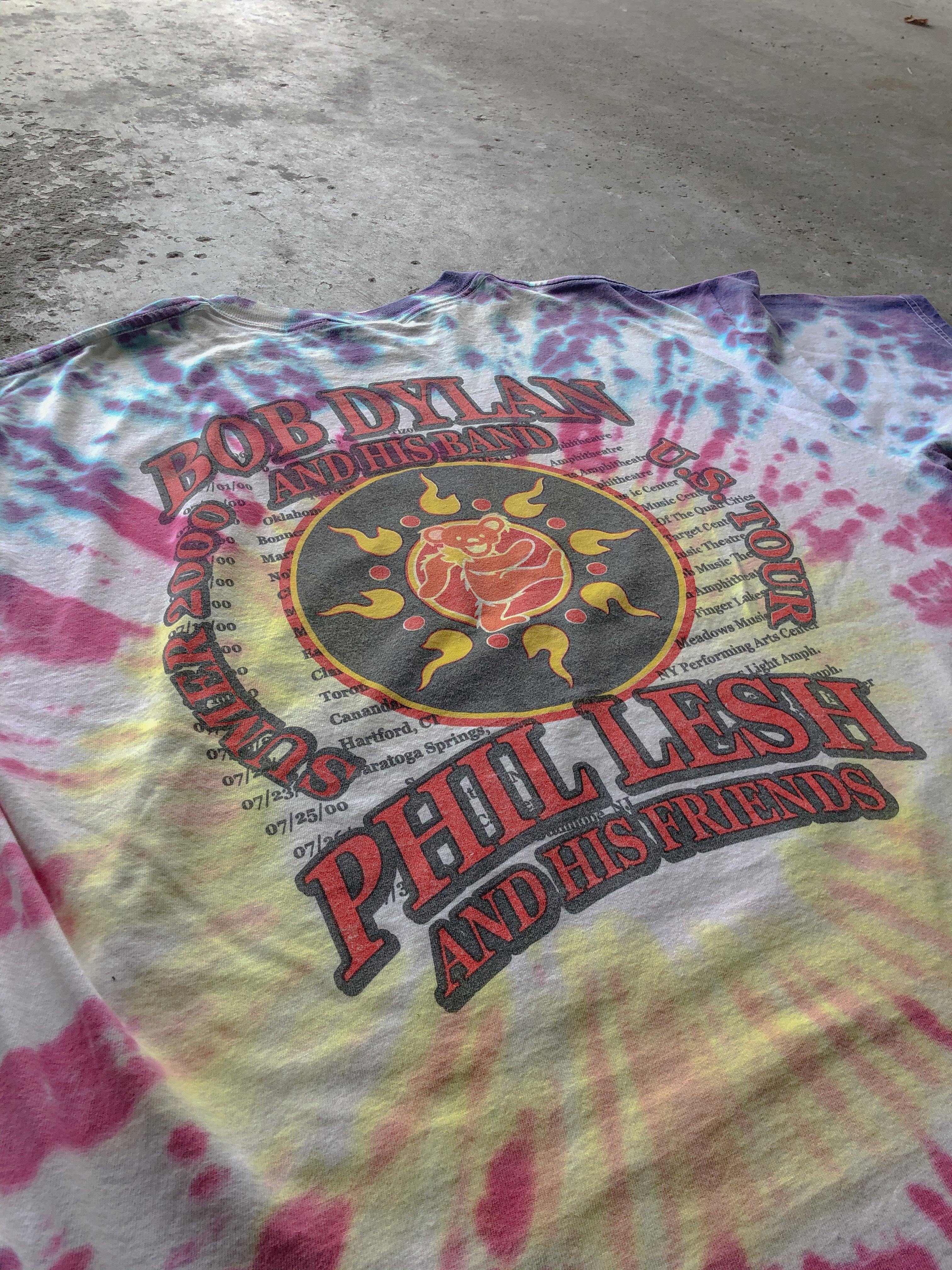 BOB DYLAN & PHIL LESH SUMMER TOUR TEE - 2000 - LOST ENDS FOUND