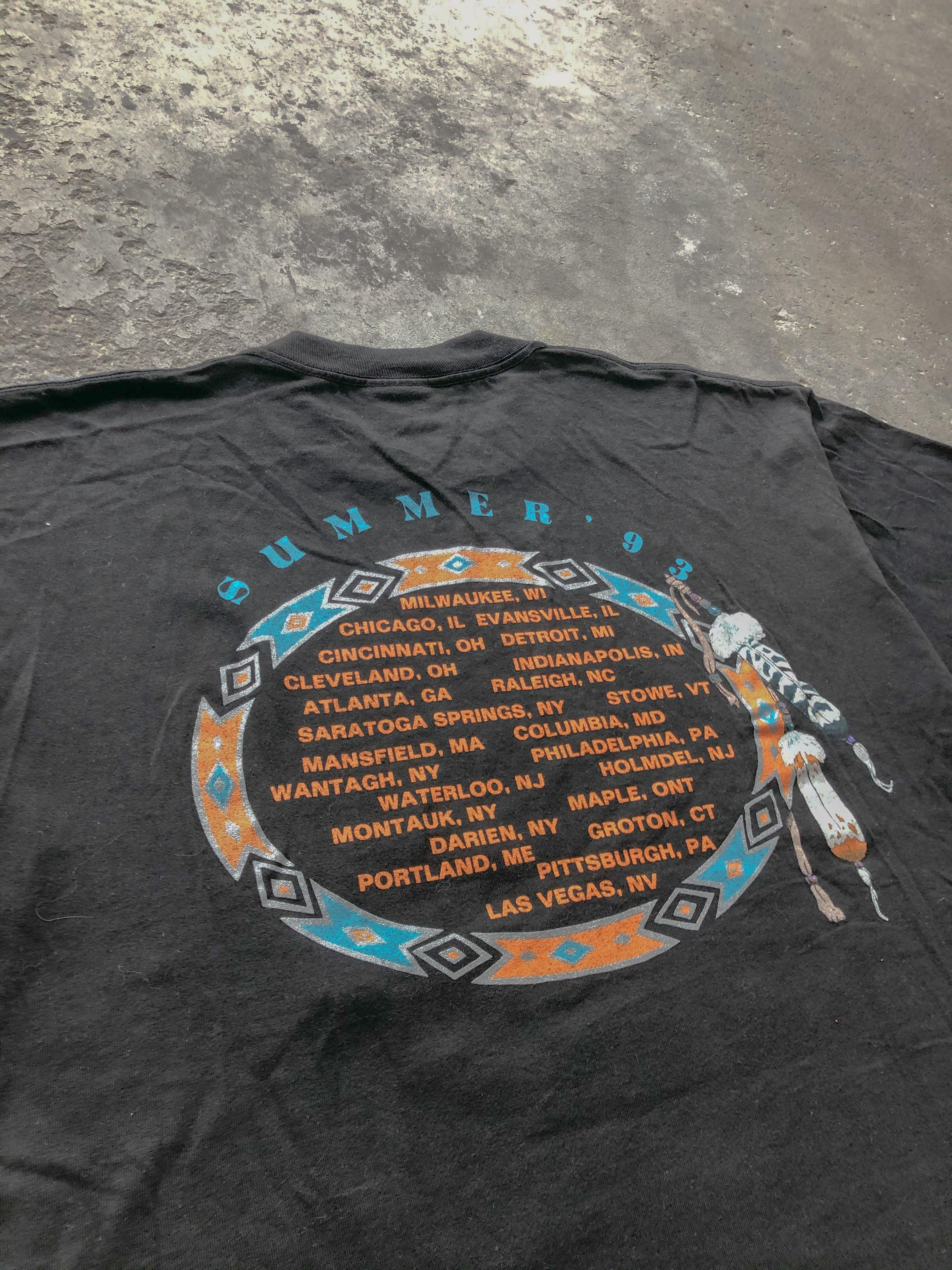 ALLMAN BROTHERS BAND  "SUMMER '93" TEE - 1993 - LOST ENDS FOUND