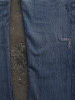 Load image into Gallery viewer, LEVIS THRASHED &amp; REPAIRED ALTERED DENIM - 1970S  ( 32 X 32 ) - LOST ENDS FOUND
