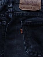 Load image into Gallery viewer, LEVIS 505 RAW HEM REPAIRED ASH DENIM - 1990S  ( 29 x 31 ) - LOST ENDS FOUND
