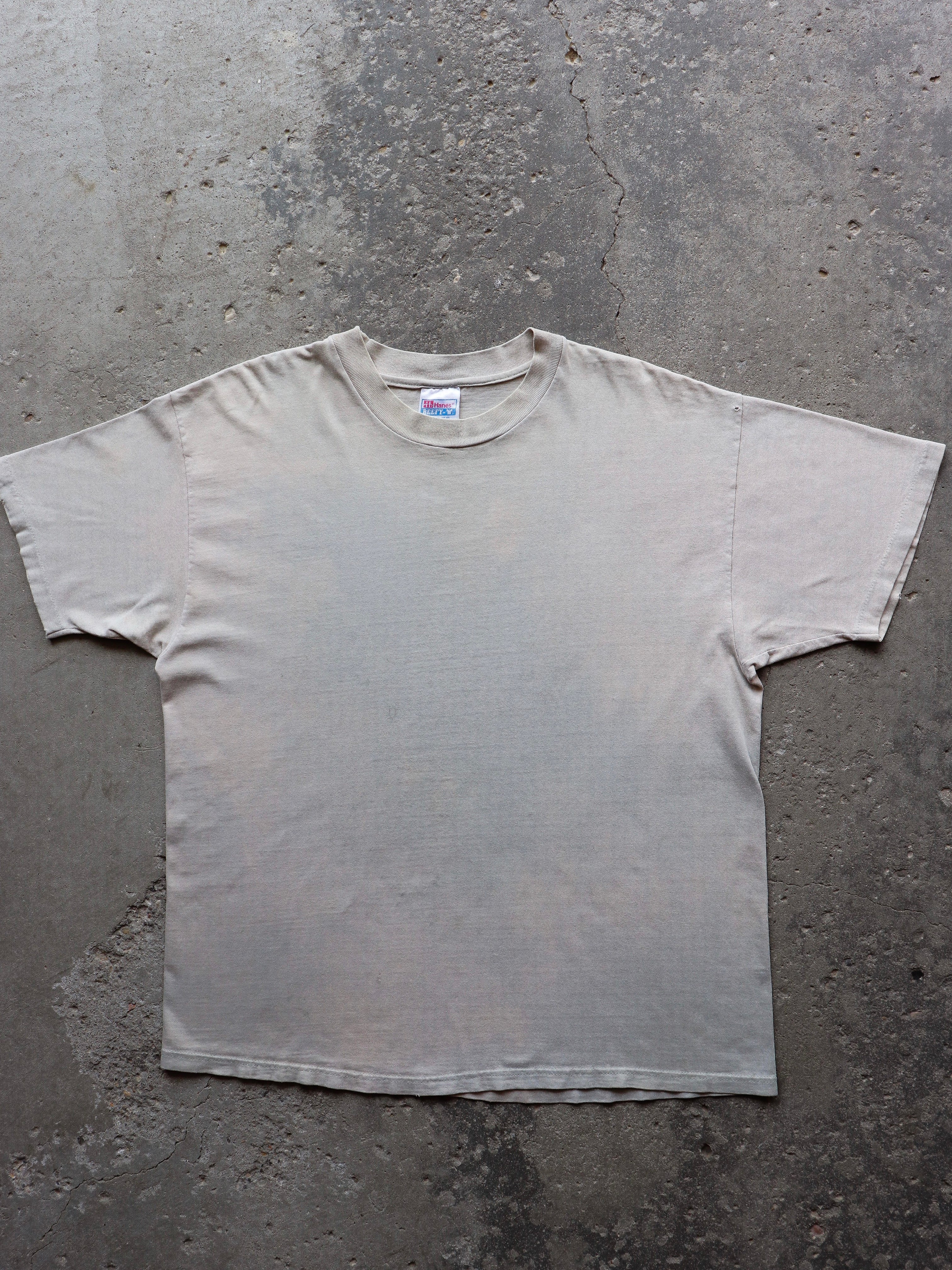 SINGLE STITCH FADED BLANK TEE - 1990S - LOST ENDS FOUND