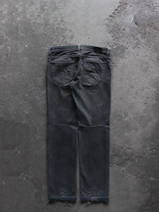 NUMBER (N)INE SS08 "BIRDS" REPAIRED MUDWASH DENIM