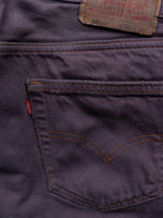 Load image into Gallery viewer, LEVIS 501 OVERDYED MAUVE DENIM - 1990S - LOST ENDS FOUND
