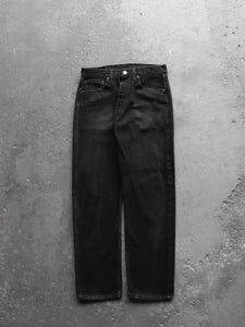 LEVIS 501 FADED BLACK DENIM - 1990S