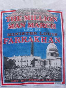 SINGLE STITCH MILLION MAN MARCH TEE - 1990S