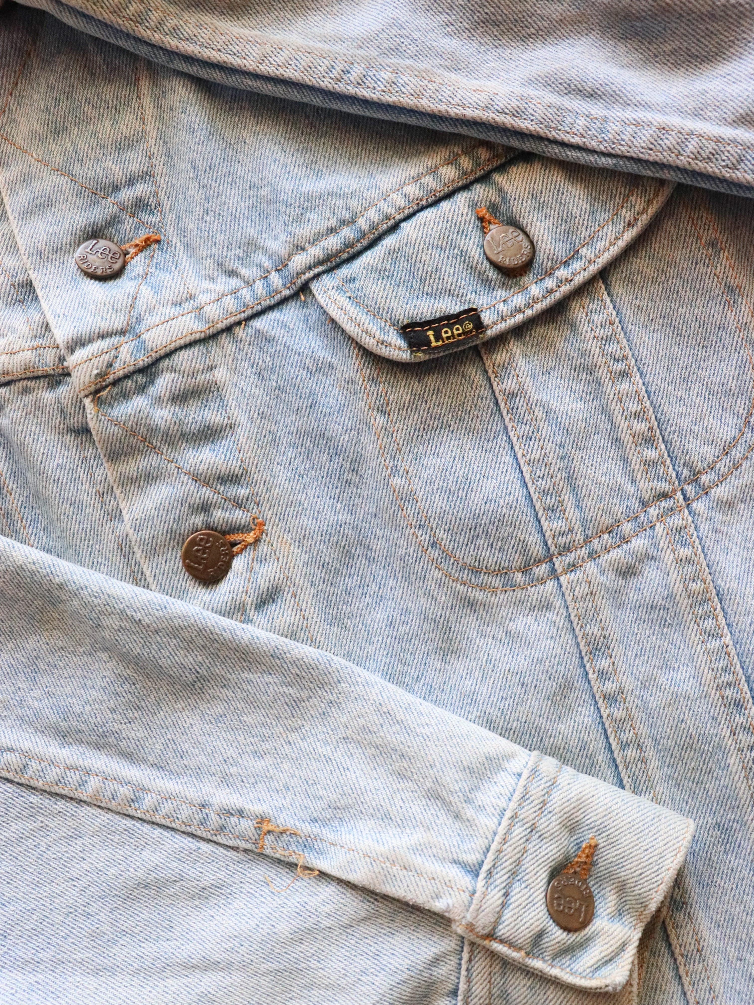 LEE LIGHT WASH DENIM JACKET - 1990S – LOST ENDS FOUND