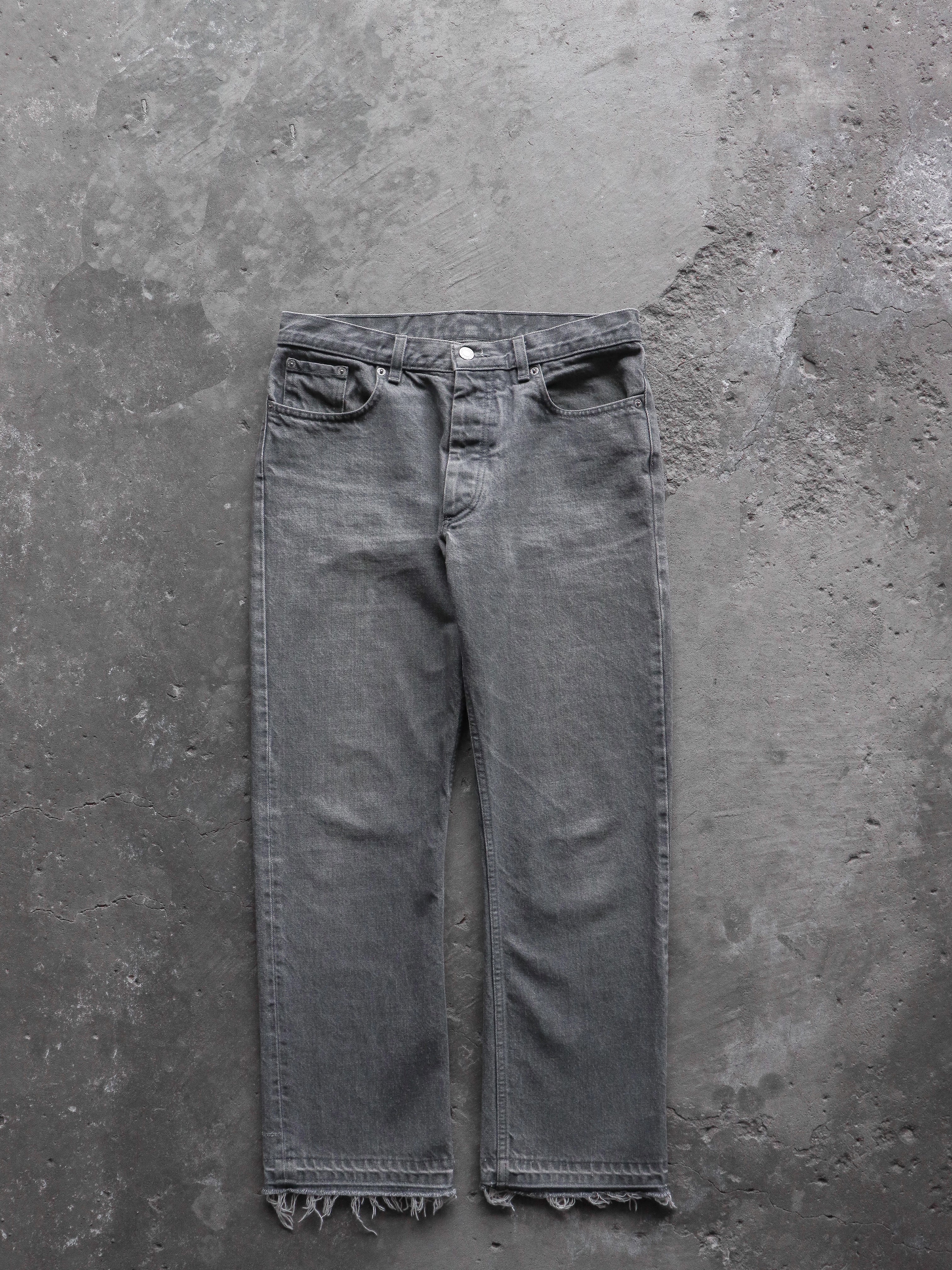 HELMUT LANG RELEASED HEM CLASSIC CUT DENIM