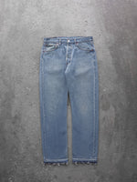 Load image into Gallery viewer, LEVI&#39;S 501 RELEASED HEM DENIM - 1990S
