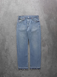 LEVI'S 501 RELEASED HEM DENIM - 1990S