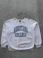 Load image into Gallery viewer, FADED &amp; DISTRESSED &quot;AUGUSTANA COLLEGE&quot; CREWNECK - 1990S - LOST ENDS FOUND
