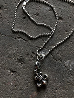 Load image into Gallery viewer, CHROME HEARTS FLEUR DE LIS PENDANT &amp; CHAIN - LOST ENDS FOUND
