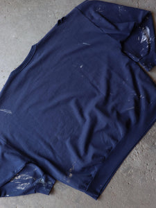 FADED & DISTRESSED PAINTER CREWNECK - 1990S - LOST ENDS FOUND