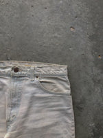 Load image into Gallery viewer, LEVI’S 550 CREAM RELEASED HEM DENIM - 1990S - LOST ENDS FOUND
