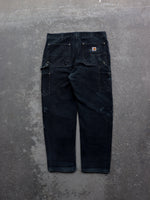 Load image into Gallery viewer, CARHARTT THRASHED &amp; FADED DOUBLE KNEE WORK PANTS - 1990S - LOST ENDS FOUND
