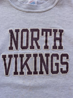 Load image into Gallery viewer, &quot;NORTH VIKINGS&quot; BOXY CREWNECK - 1990S - LOST ENDS FOUND
